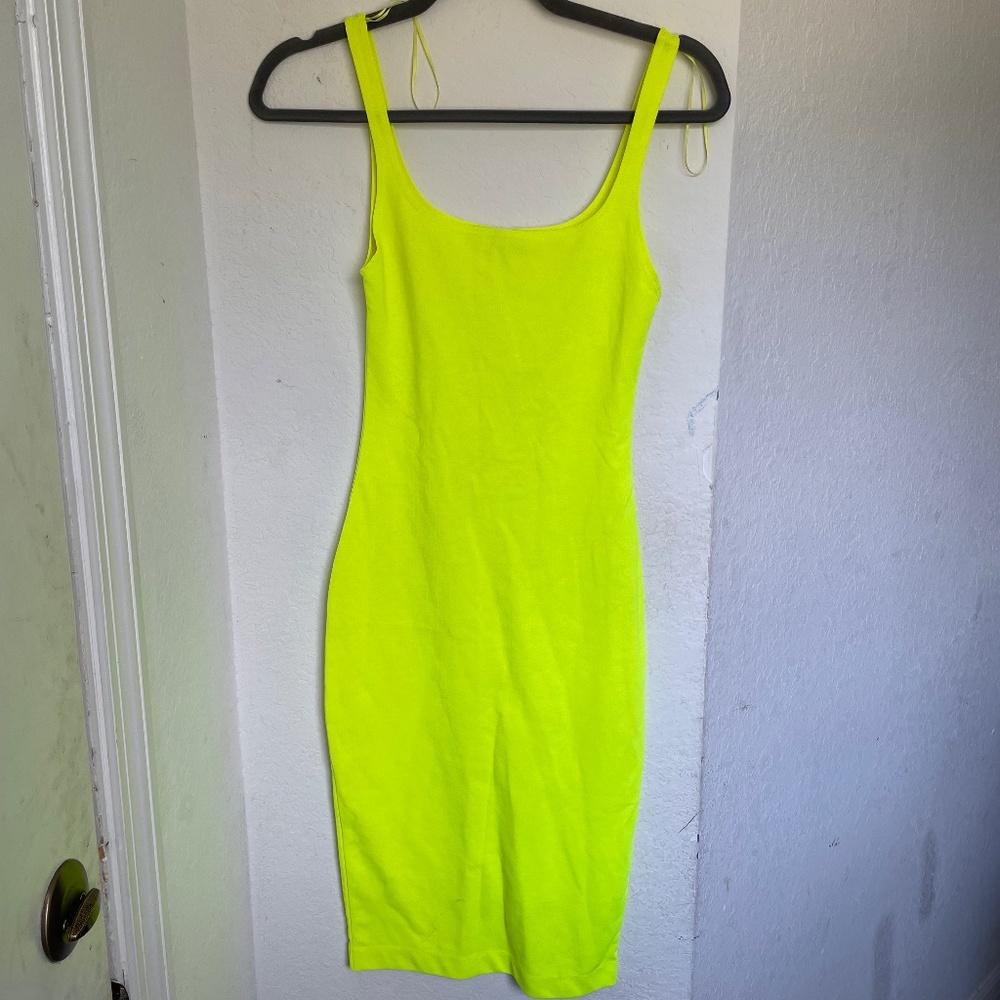 Zara Neon MIDI Dress
